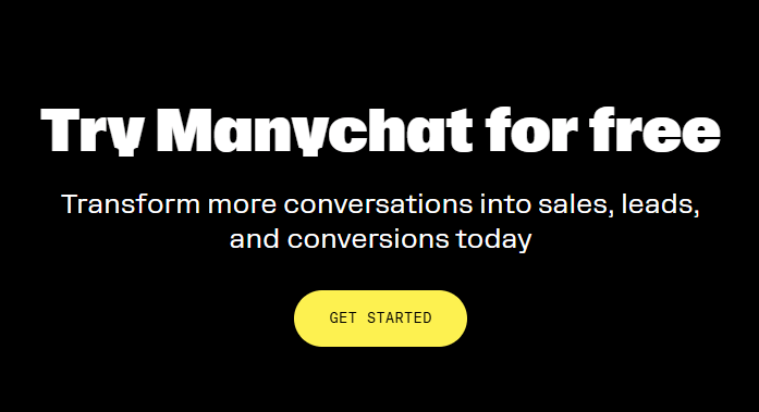 ManyChat Sign Up
